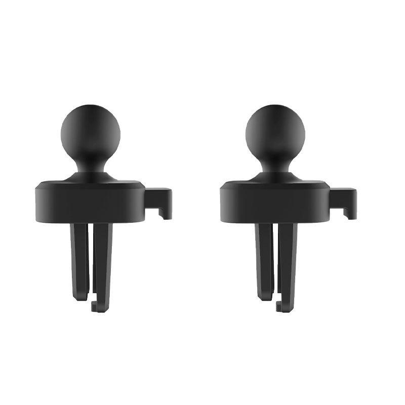 Universal Adhesive Car Phone Holder with Extended Rod and 17mm Ball Head for Curved Surfaces