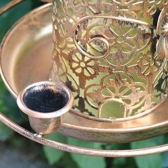 Kolibri Futterspender Solar Laternen Außen Hängend Dekorative Leuchte Vogelfutterspender Leicht zu Reinigen