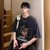 Men's Retro Camouflage Overalls: Spring Casual, Trendy, Loose-Fit with Large Pockets