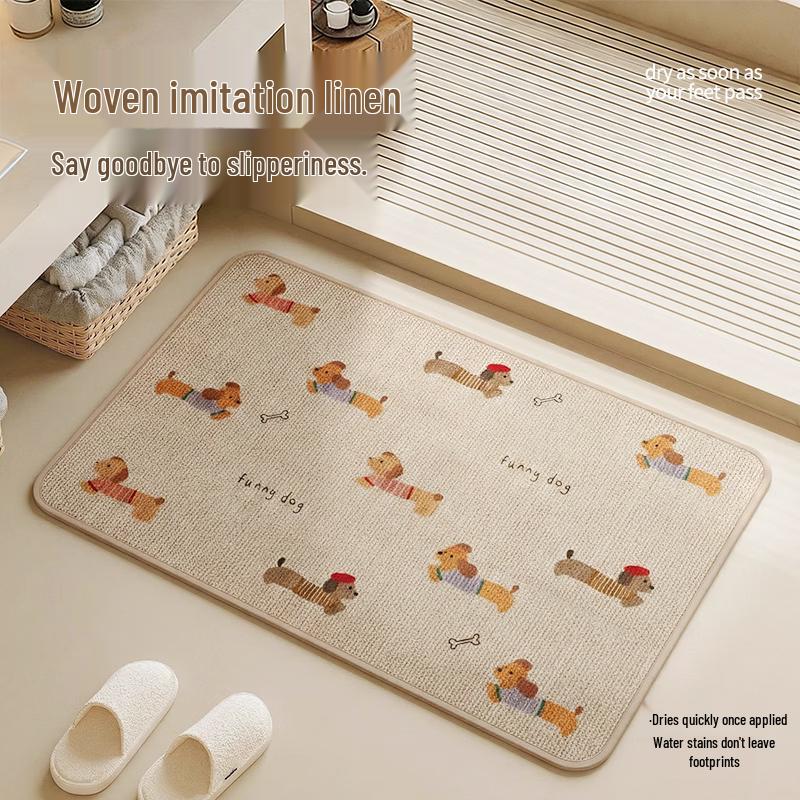 Non-slip Absorbent Quick-Dry Bathroom Mat