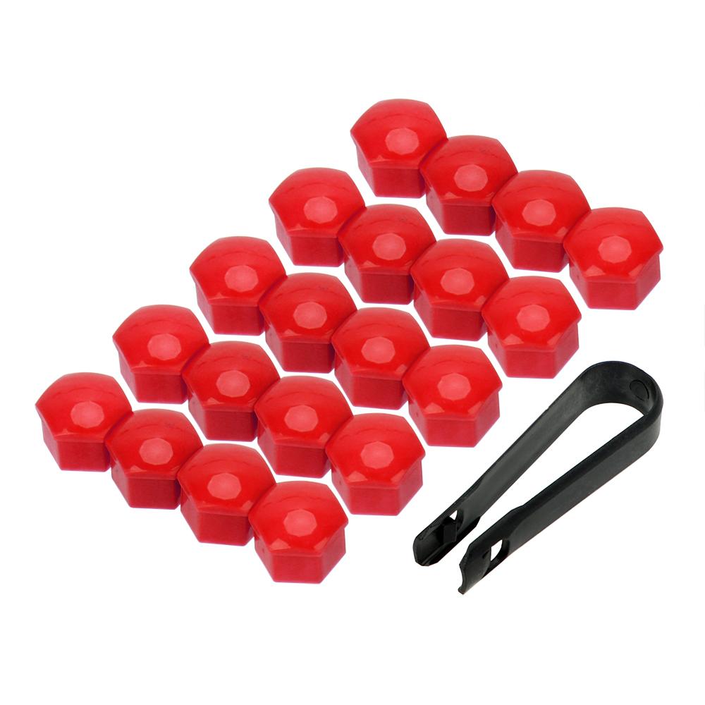 20Pcs 17/19/21 Mm Car Wheel Nut Caps Protection Anti-Rust Auto Hub Car Tire Screw Caps Nut Bolt Covers Caps Exterior Decoration