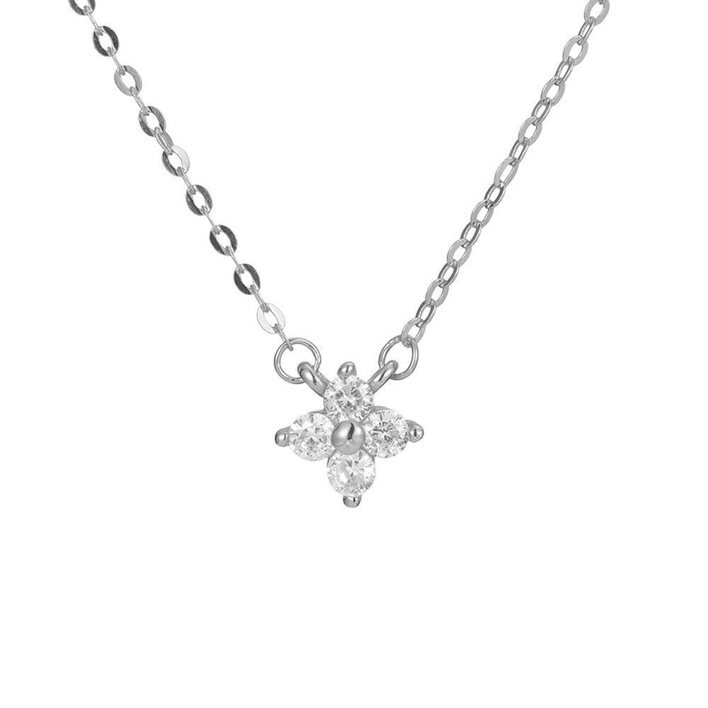 Fashion Tiny Flowers Dainty Necklace Choker Necklace for Women Pendant Jewelry Gifts