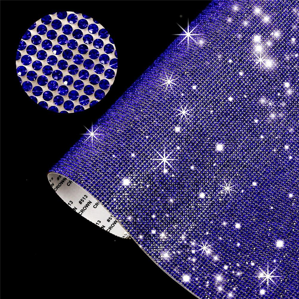 Kryształowy Rhinestone DIY Błyszczący Arkusz Naklejek Bling Dekoracja Domowa Impreza Samochód Wykończenie Aplikacja