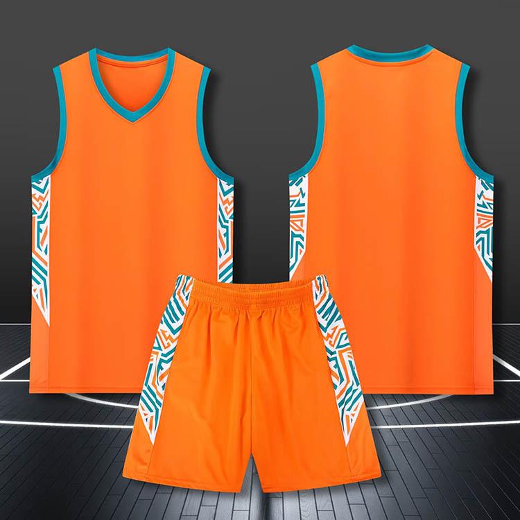 Basketball Suit Set Printed Breathable Jersey Adult Student Game Sports Children'S Training Jersey Vest