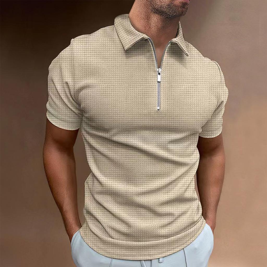 Men's Summer Sleeves Short Sleeve Slim Fit Fashion Breathable Men's Golf Shirt