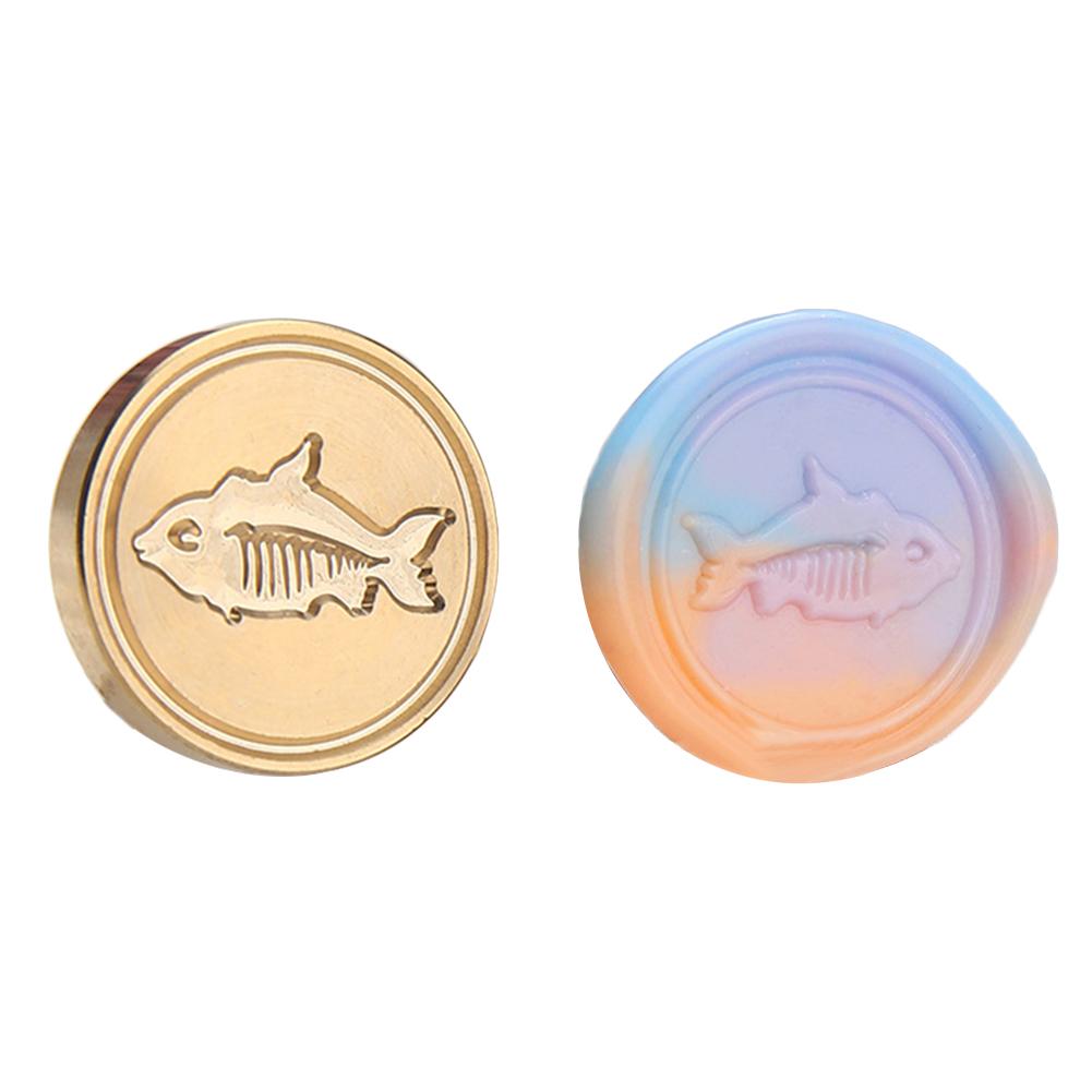 Cretaceous Fossil Sealing Stamps Head Dinosaur Fossil Wax Sealing Stamp For Scrapbooking Invitation Envelope Decoration