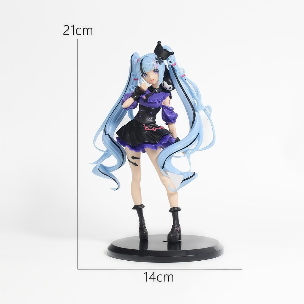 Anime Figurine 21Cm Hatsune Miku Standing Posture Series Devil Cute Action Model Pvc Toys Desktop Collection Gifts In Stock