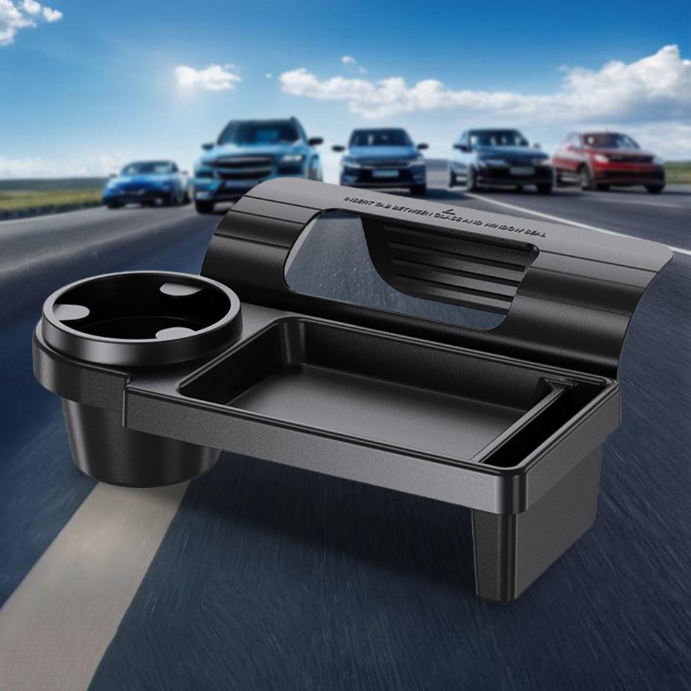 Hängendes Aufbewahrungsregal mit Becherhalter, Halter für Geldbörse, Schlüssel, Karten, Handy, Multifunktionale Auto-Organizer-Box, Zubehör für die Auto-Innenausstattung