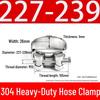 304 Stainless Steel European-Style Single Head Hose Clamp