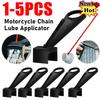 Lubricant Straw Holder Positioner Applicator Mess-Free Chain Wax Chain Cleaner Attachment Motorcycle Chain Oil Applicator