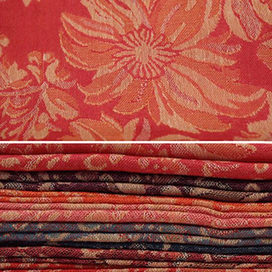 Scarf Tassels Style Vintage Smooth Cotton Shawl Scarf for Autumn