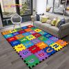 Alphabet ABC Early Education Cartoon Children Crawling Carpet Rug for Bedroom Living Room Sofa Decoration,Large Decor Floor Mat
