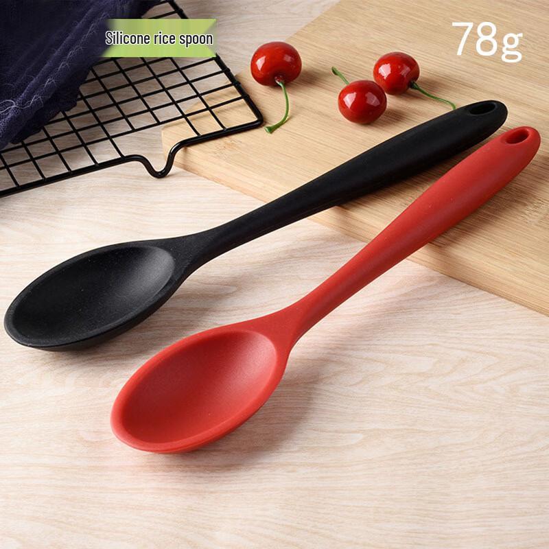 Ruhan Long Handle Silicone Cooking Spoon