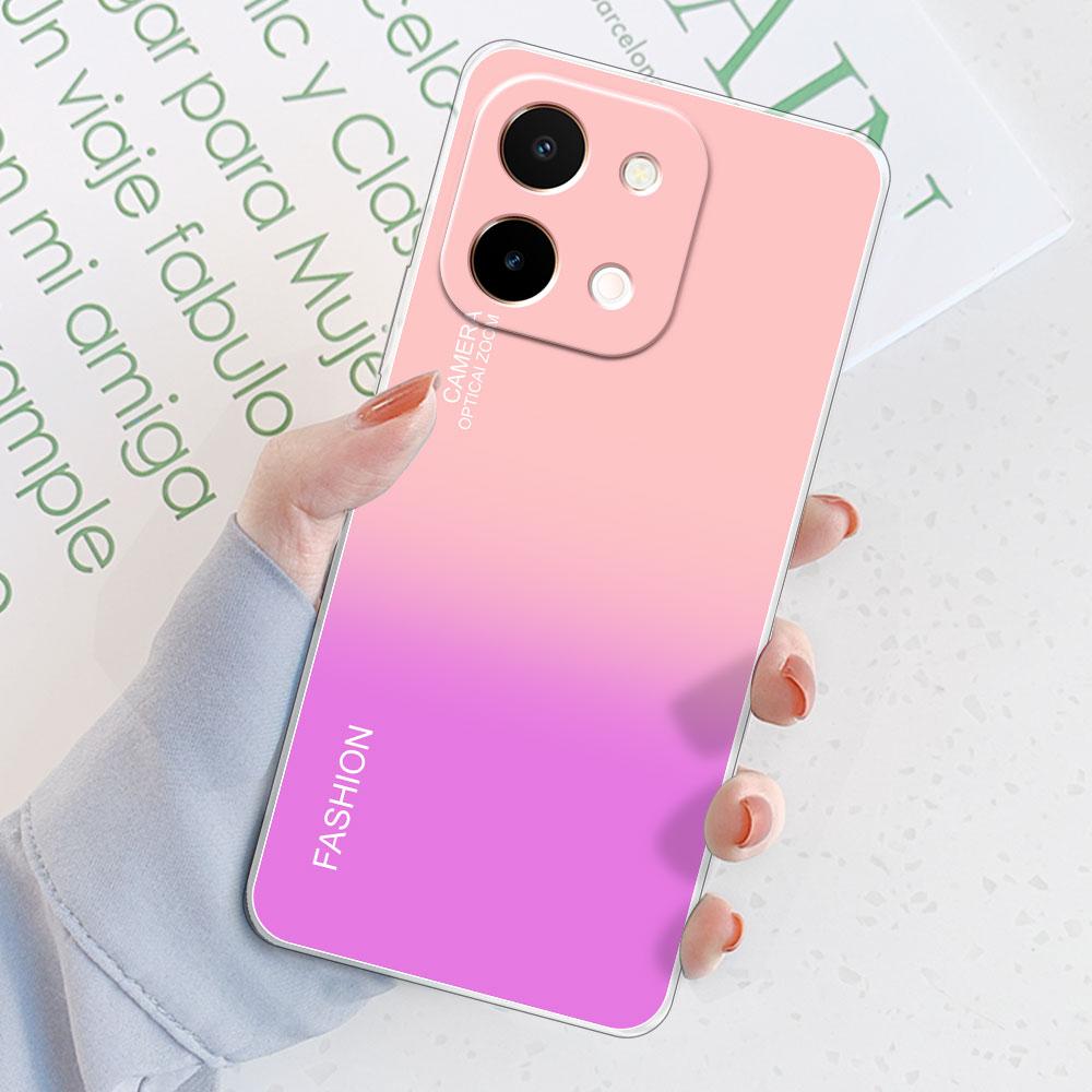 For Vivo Y28 5G 4G Case Back Cover For Vivo Y36i 5G Funda Shockproof Clear Soft Silicone Phone Case for Vivo Y36 Y28 Y36i Coque