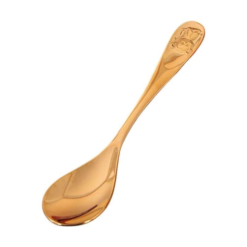 Premium Bronze Soup Spoon Features Detailed Chinese Birth Animal Engravings Ideal For Family Meals And Gift