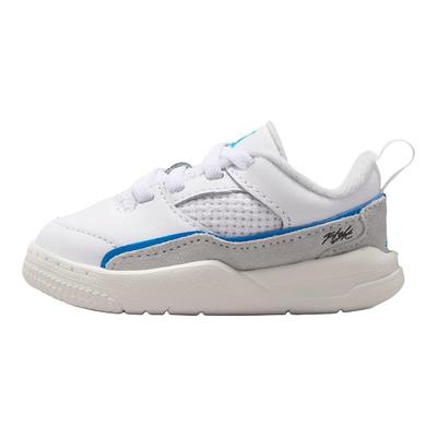 Air Jordan Flight Court TD White Pure Platinum Baby Sneakers Sail Photo-Blue HF3331-104