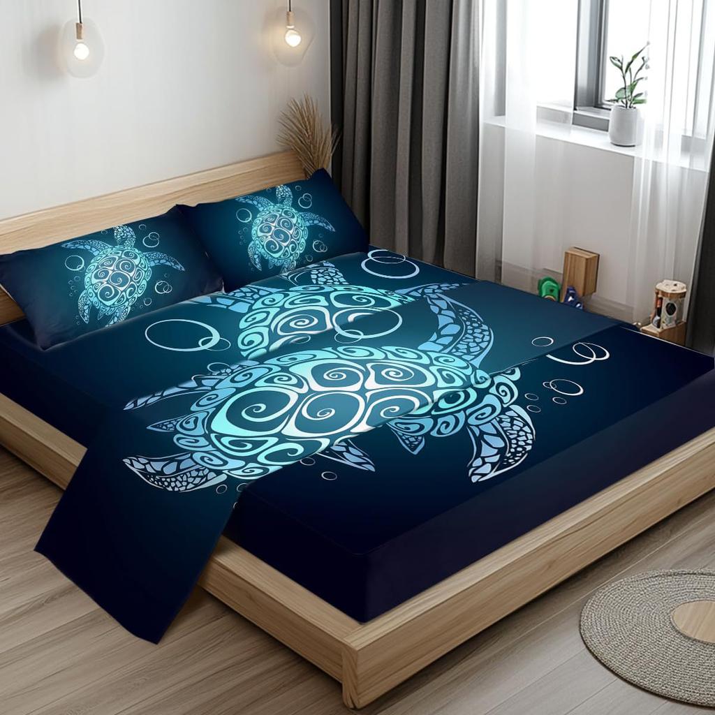 Bohemian Pink Pattern Sheet Four-Piece Bedding Set Bedroom Dormitory Bedding Decoration