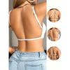 Women's Multi-Way Beauty Back Bra Sexy Backless Halter Bra Plus Size Push Up Brassiere