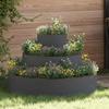 Garden Planter Anthracite 90 X 90 X 20 Cm