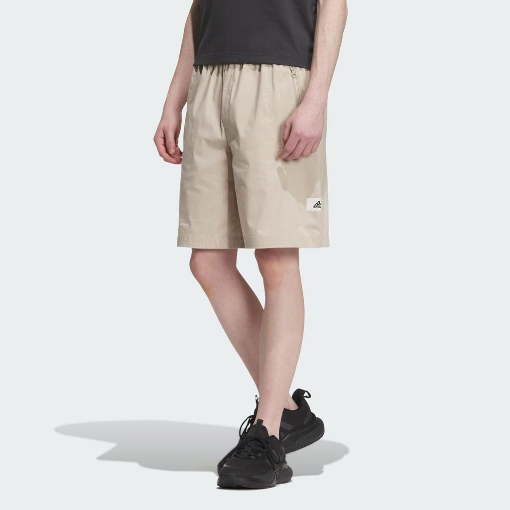 Adidas Lounge Casual Shorts Men's Beige Moderate IP4957