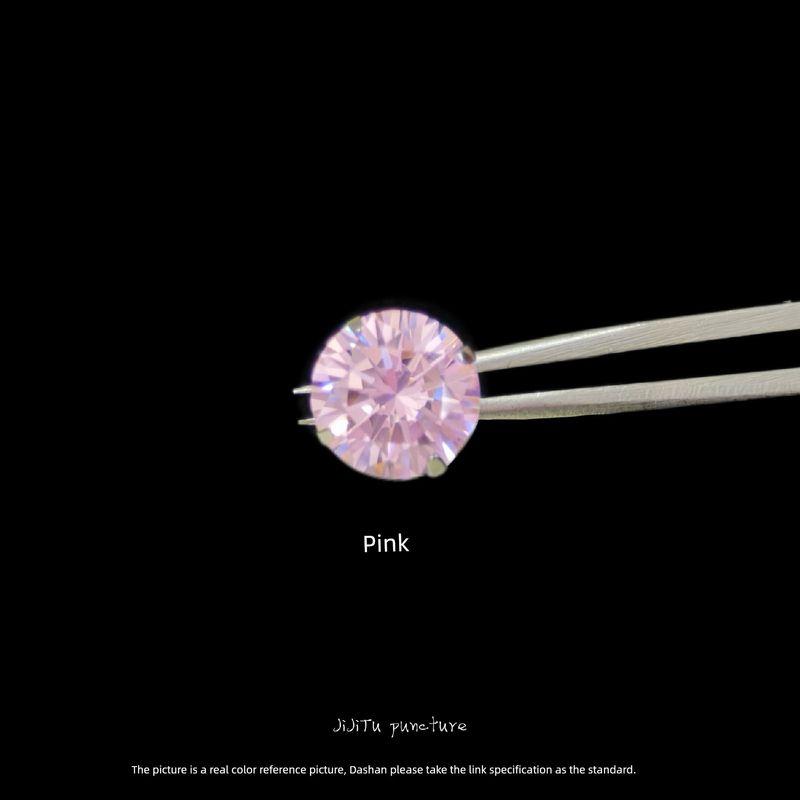 

Вспышка! F136 Имплантируемые медицинские титановые серьги-пусеты для ушей, пусеты для козелка, плоские, гипоаллергенные, для ухода за ушами, с внутренней резьбой 3mm pink internal thread titanium alloy earrings