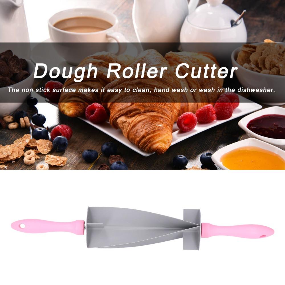 Non Stick Croissant Roller Detachable Handle Dough Roller Reusable Bread Mold  Bakery