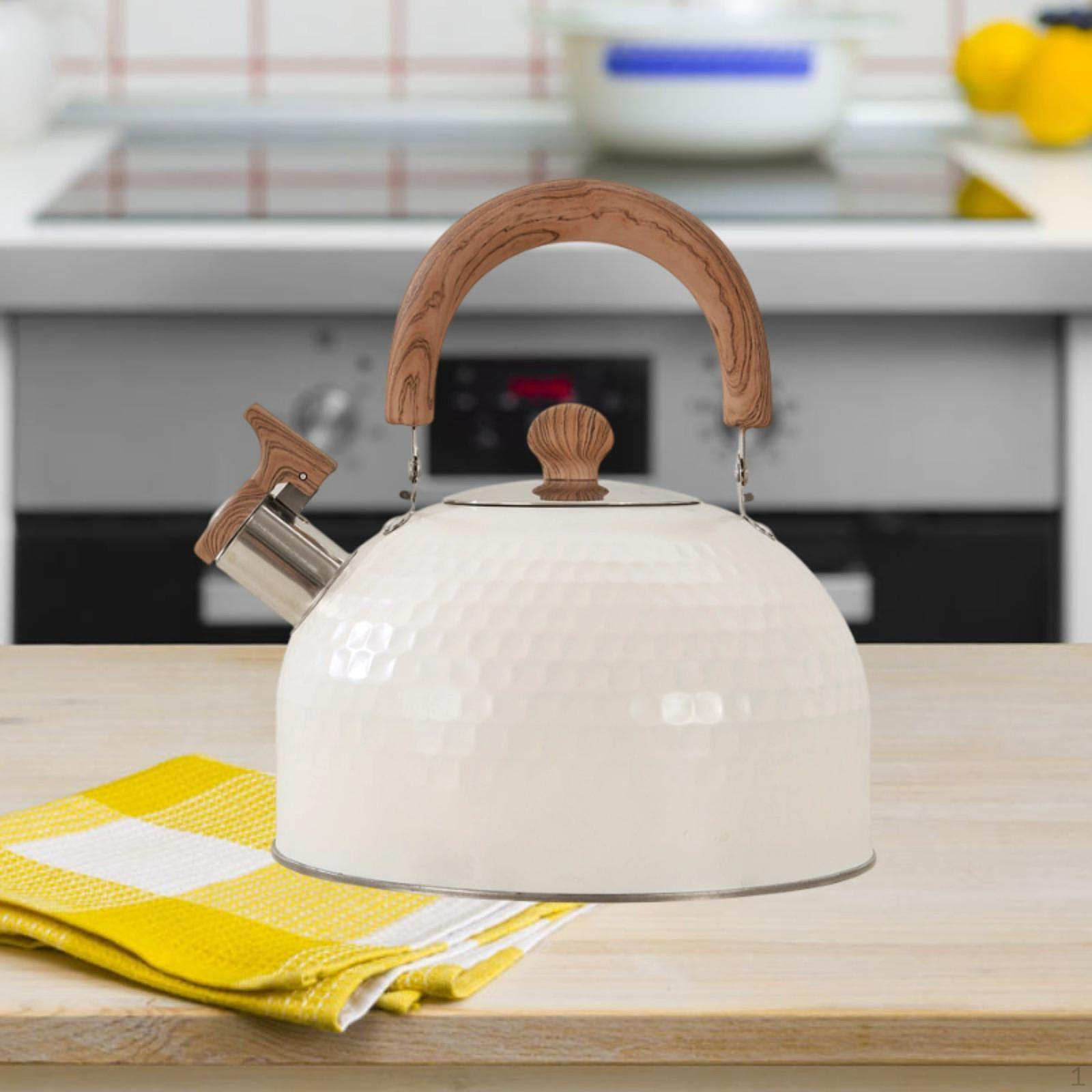 

Whistle Water Kettle Stainless Steel Easy to Carry, Portable, Durability, Teakettle Stovetop 2.5L