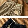 Japanese Style Cargo Pants Autumn and Winter Fashion New Men's Pants Mid-waist Cotton Corduroy Baggy Pants Casual Men Trousers