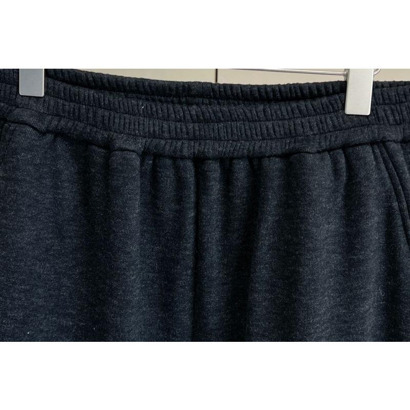 Plus Size Women Winter Fleece Thickened Lace Hem Wide Leg Casual Pants