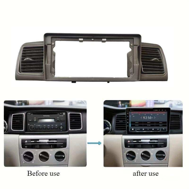 2 Din Car Radio 9'' Face Frame ForToyota Corolla E120 E 120 for BYD F32007-2011 Dashboard Fascia Stereo Panel Dash Kit