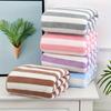 Luxuriöses Streifen-Handtuchset - Schnelltrocknend, Ultraweich, Superabsorbierend, Ideal für Zuhause, Spa, Salon, Wohnmobilreisen - Beinhaltet Badetuch und Handtuch