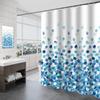 Grade Waterproof Hotel Polyester Shower Curtain Floral Home Bathroom Hospitality