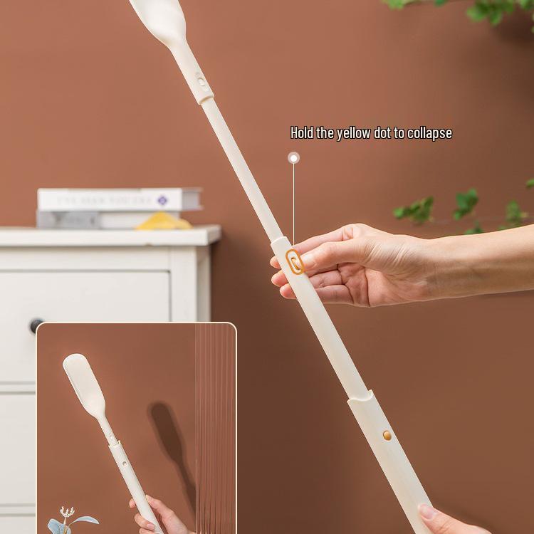 Extended Long-Handled Shoehorn for Easy Shoe Wear - Ideal for Seniors and Pregnant Women