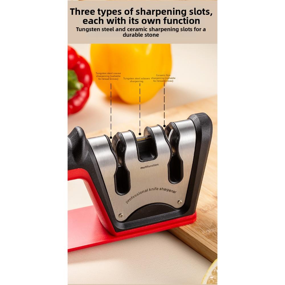 Handheld Sharpener For Kitchen Supplies Compact Cordless Sharpener For Straight And Serrated Blades, For Home Cooking