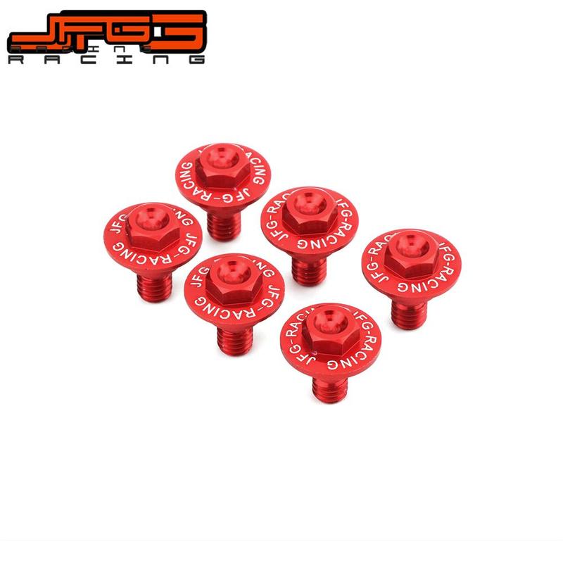 Motorcycle CNC Fork Guard Engine Timing Oil Filter Plugs Bolts Set For Honda CRF250R CRF450R CRF450X CRF 250 450 R X 2002-2017