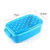 480ml Single Layer Portable Dot Picnic Lunch Box Food Storage Container Case