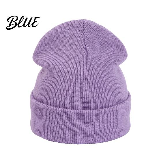 Gorro de punto de color liso de moda para invierno, unisex, gorro tipo calavera holgado clásico, gorro de invierno cálido, gorro informal para hombres y mujeres, suave