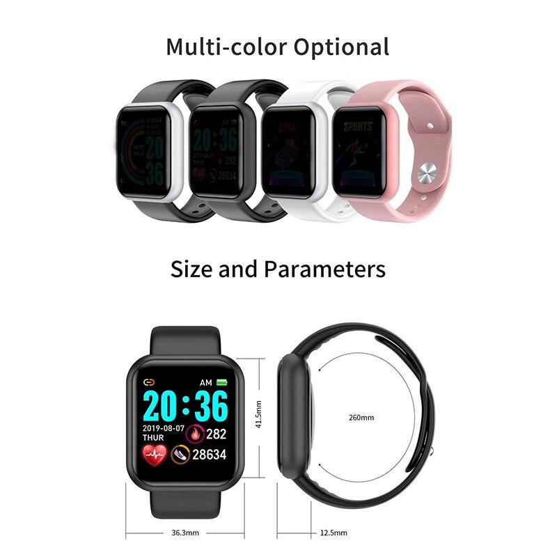 Buy D20/D13 Smart Watch Sports Blood Pressure Heart Rate Monitor