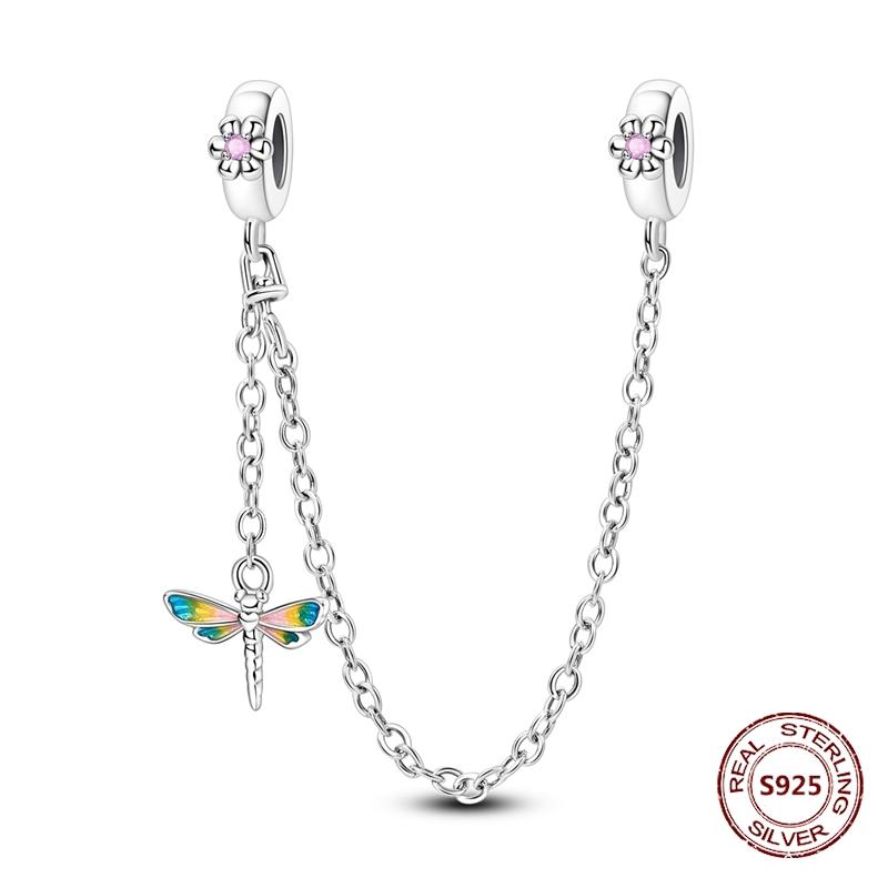 Copper Stars Moon Sunflower Heart Shaped Safety Chains Spacer Bead Bead Charms Charm Bead Charms Compatible With Authentic Bracelets Do It Yourself