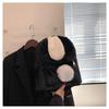 2025 Cute Rabbit Ears Backpack: Japanese & Korean Harajuku Style, Large Capacity, Fuzzy Crossbody Bag for Girls