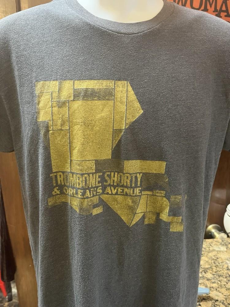 

Trombone Shorty & Orleans Ave Jazz Gray/blue T-Shirt Size Small Next Level Unisex T-Shirt XL