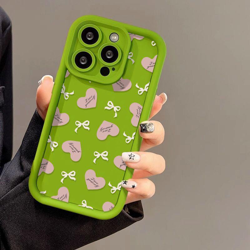 Sweet and Cool Girl Bow for iPhone17PorMax Mobile Phone Case 14 Apple 13 Matte 12/15 Factory