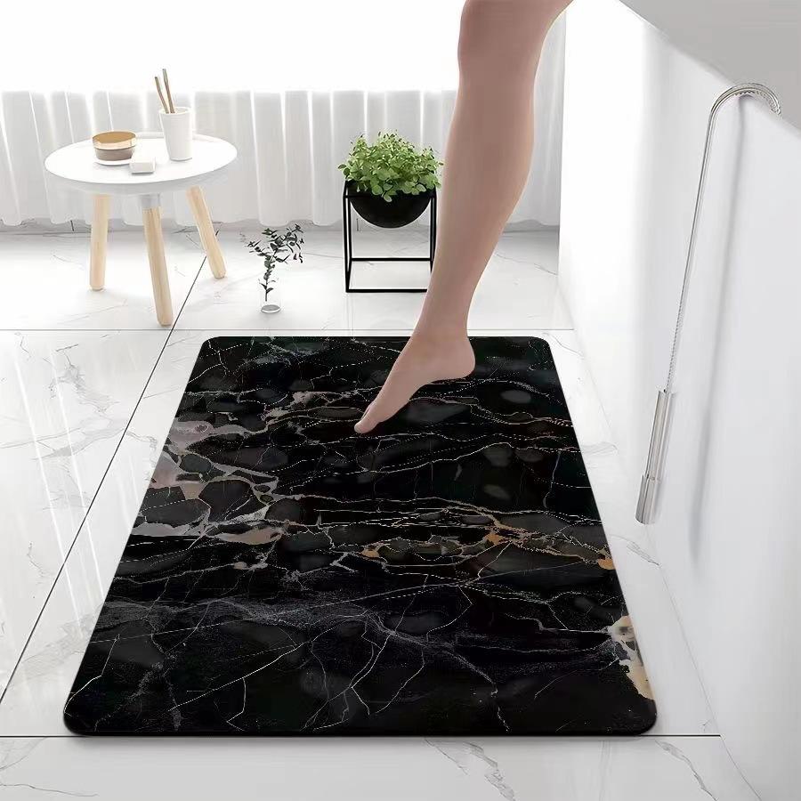 Bathroom Absorbent Floor Mat Toilet Door Mat Household Door Mat