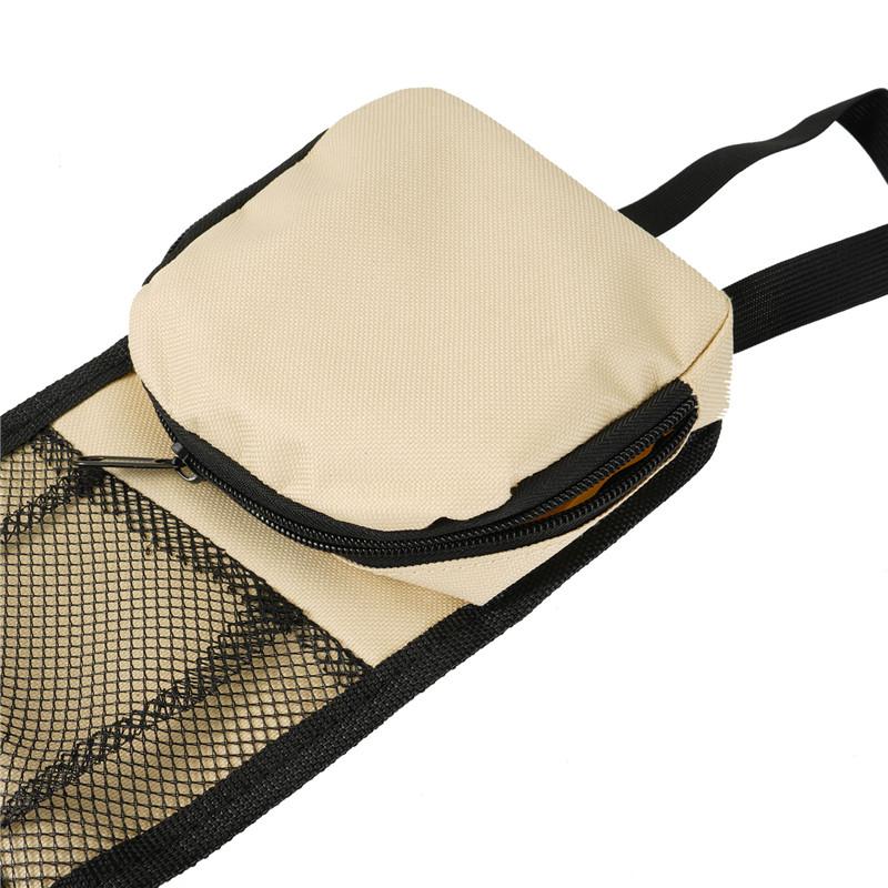 Borsa da appendere per riporre gli oggetti laterali del sedile automatico, supporto multitasche, tasca in rete, organizer per lo styling dell'auto