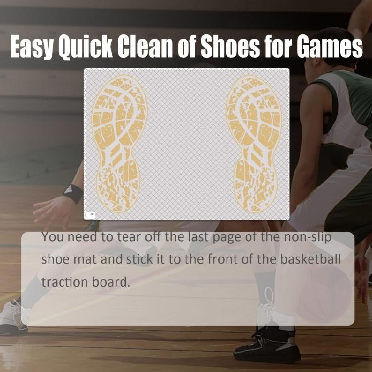 AntiSlip Basketball Grip Mat Shoe Sticky Mat Courtside Basketball Sticky Pad NonSlip Basketball Sticky Pad Enduring