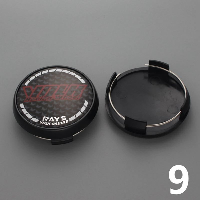 4pcs 65mm/60.5mm clip volk rays wheel center cap car covers caps on wheels enkei racing ssr logo emblem hub cap for rims auto