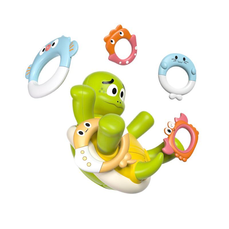 Electric Rotating Turtle Water Spray Toy - Educational Bath Fun for Children and Parents