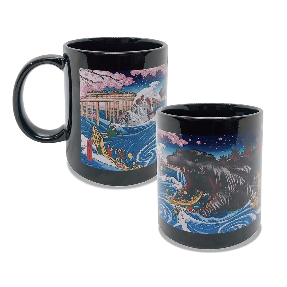Folcart Godzilla Akashi Daimon Giant Monster X 8cm Gift Ceramic Mug, Design, 9.5 (8cm), Boxed,