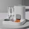 2-in-1 Automatic Cat Feeder And Water Dispenser Large Capacity Pet Food Feeder And Water Bowl for Small Medium Dogs Cats