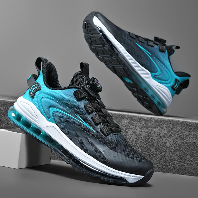 Outdoor Men Running Shoes Cushioning Jogging Sports Shoes Men's Breathable Mesh Training Sneakers Air Cushion Walking Shoes Men